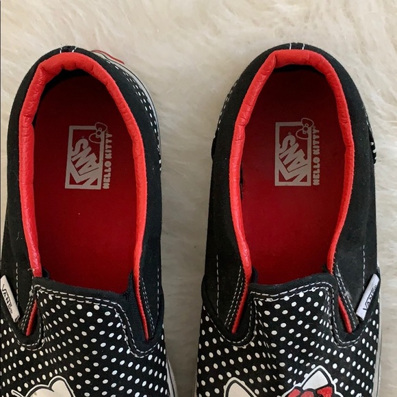 Vans Shoes Vans Hello Kitty Polka Dot Slip On Loafer Shoe Cat